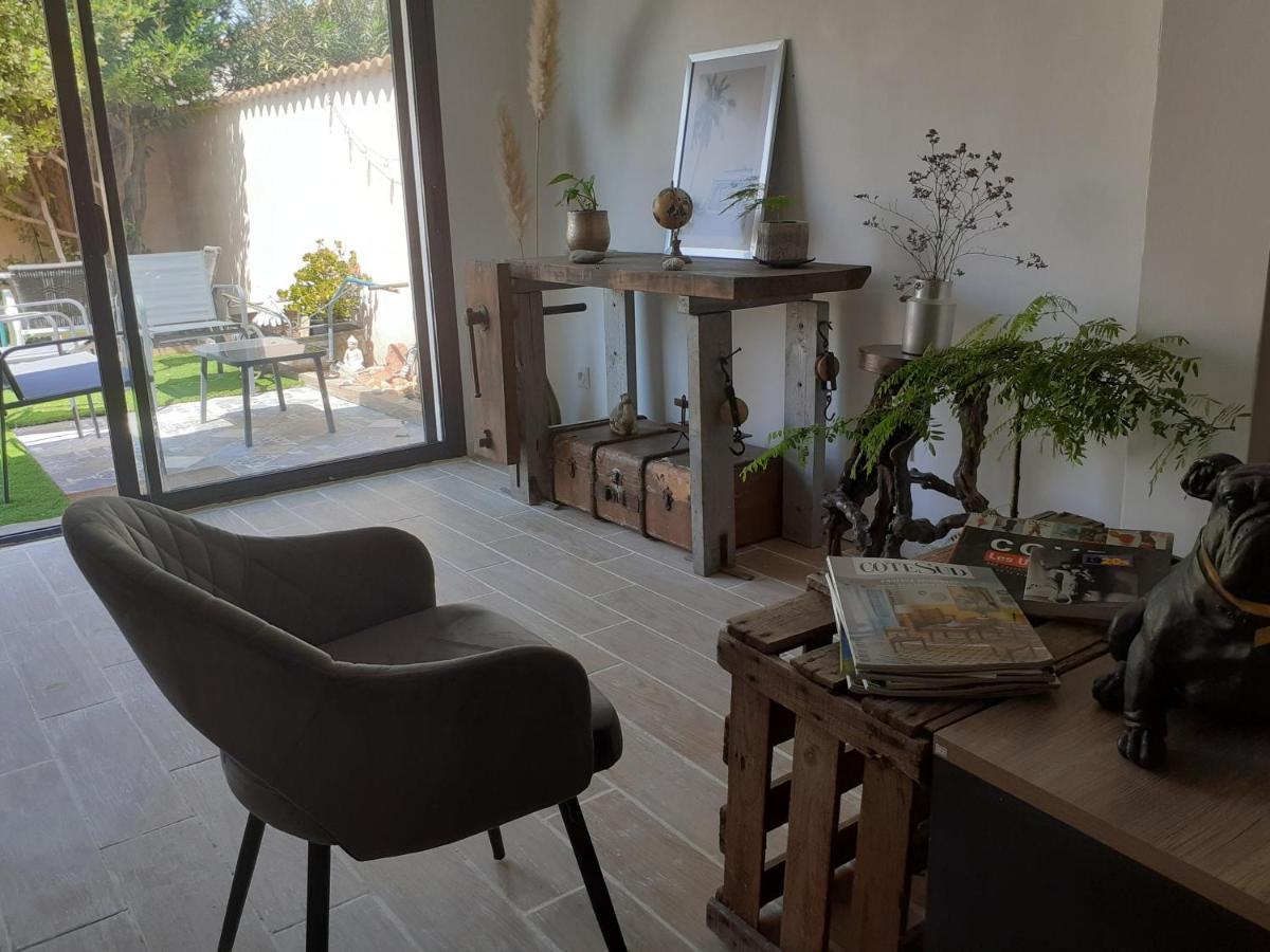 Loft Avec Clim, Parking Et Jardin Proche De La Mer Βίλα Sauvian Εξωτερικό φωτογραφία