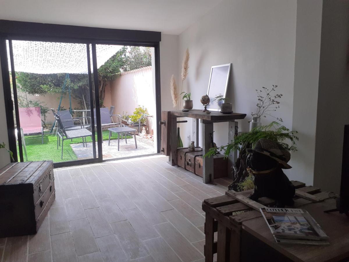 Loft Avec Clim, Parking Et Jardin Proche De La Mer Βίλα Sauvian Εξωτερικό φωτογραφία